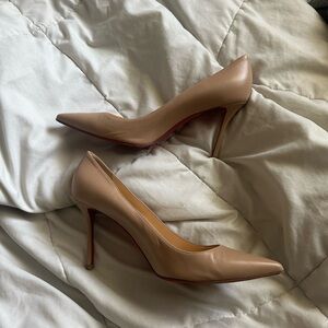 Christian Louboutin Tan Stiletto Heels